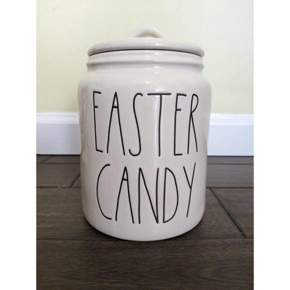 Rae Dunn Easter Candy medium canister food storage jar - Picture 2 of 5